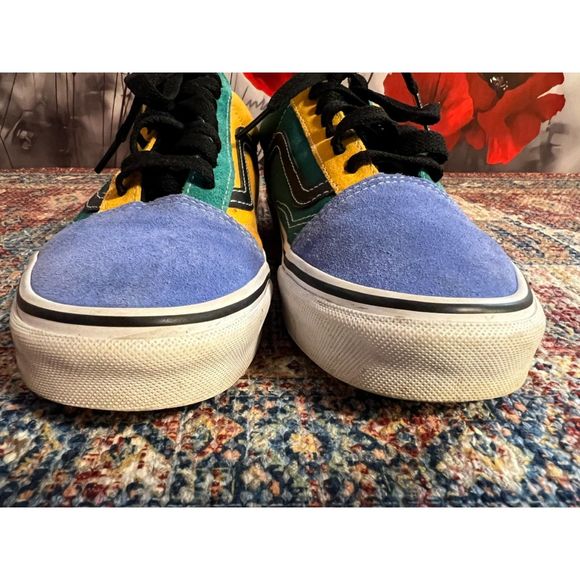 VANS Old Skool Mix & Match suede shoes. GUC. Size 6.5(M)/8(W) - Picture 6 of 11